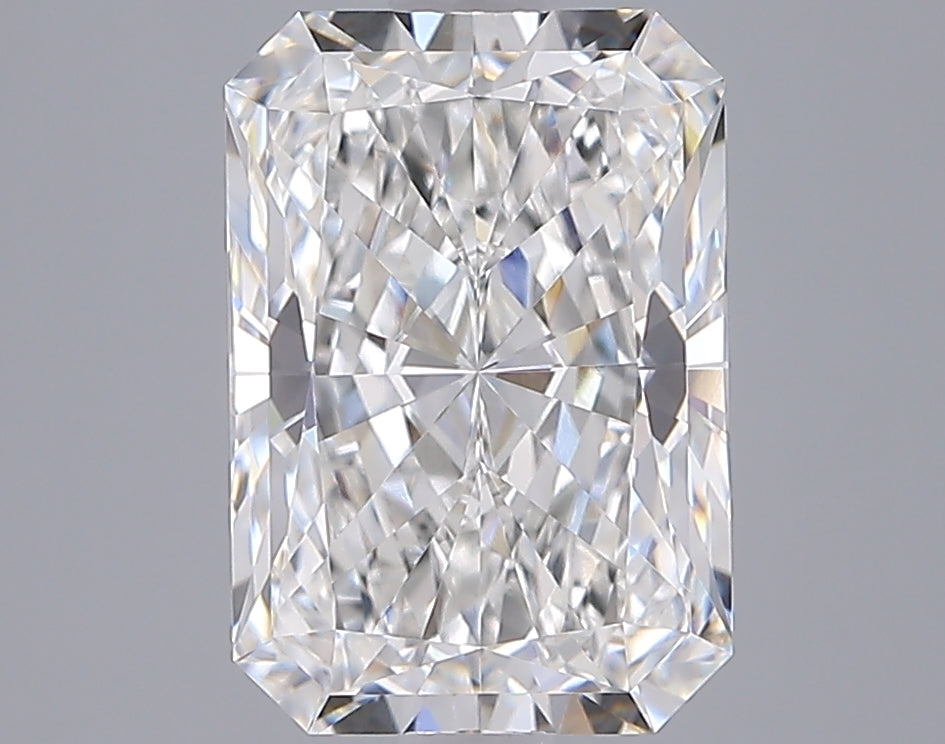 3.07 Carat Radiant Lab Diamond with  Cut Diamond in 14KT  view 1
