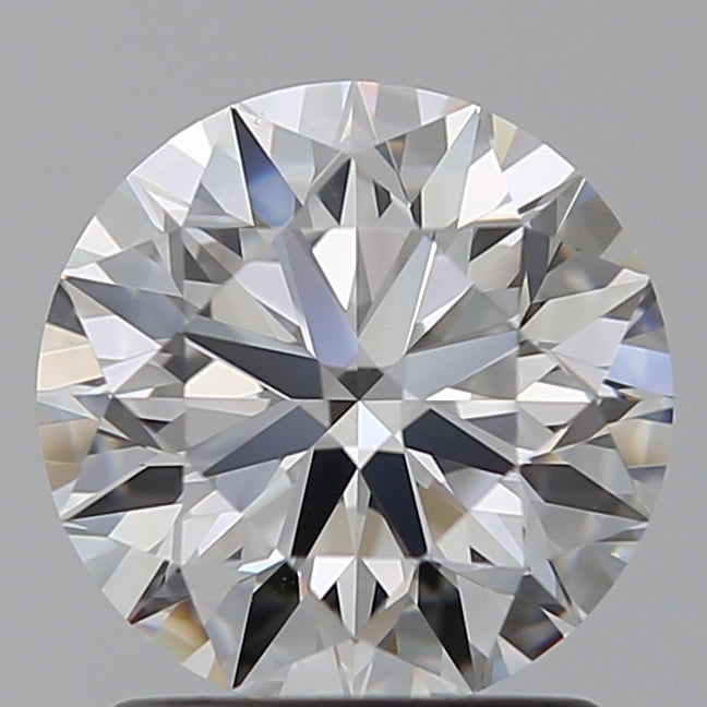 1.5 Carat Round Lab Diamond with  Cut Diamond in 14KT  view 1
