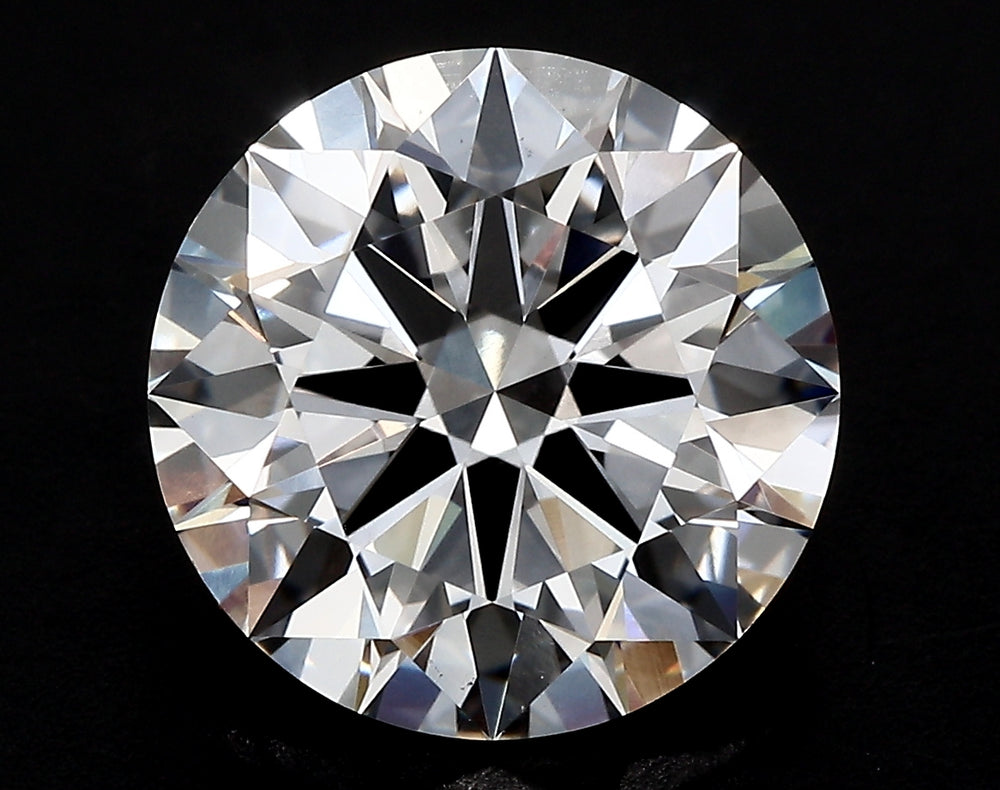 1.9 Carat Round Lab Diamond with  Cut Diamond in 14KT  view 1

