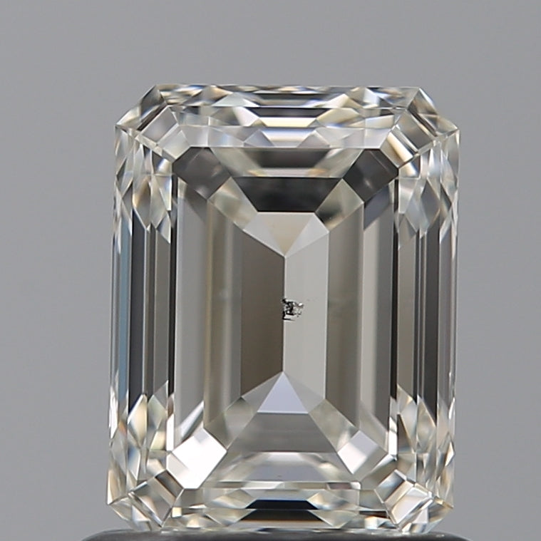 1.01 Carat Emerald Natural Diamond with  Cut Diamond in 14KT  view 1

