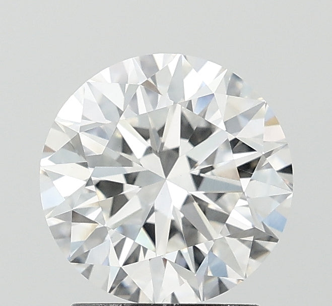 2.0 Carat Round Lab Diamond with  Cut Diamond in 14KT  view 1
