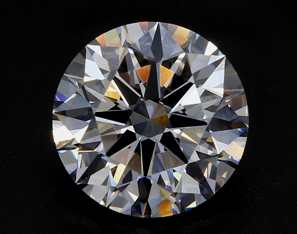 1.9 Carat Round Lab Diamond with  Cut Diamond in 14KT  view 1
