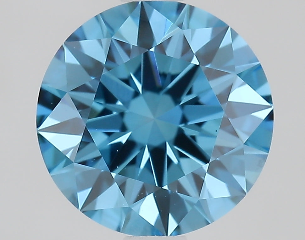 1.66 Carat Round Lab Diamond with  Cut Diamond in 14KT  view 1
