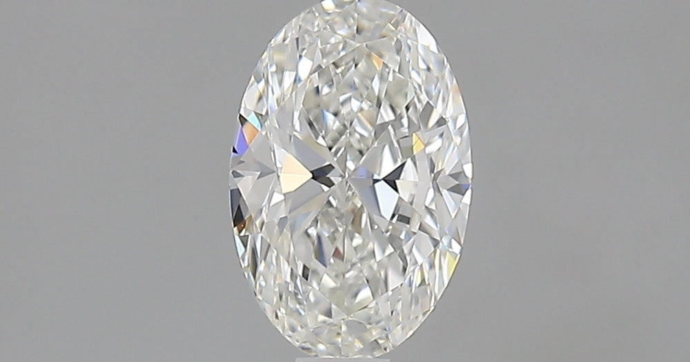 0.8 Carat Oval Natural Diamond with  Cut Diamond in 14KT  view 1
