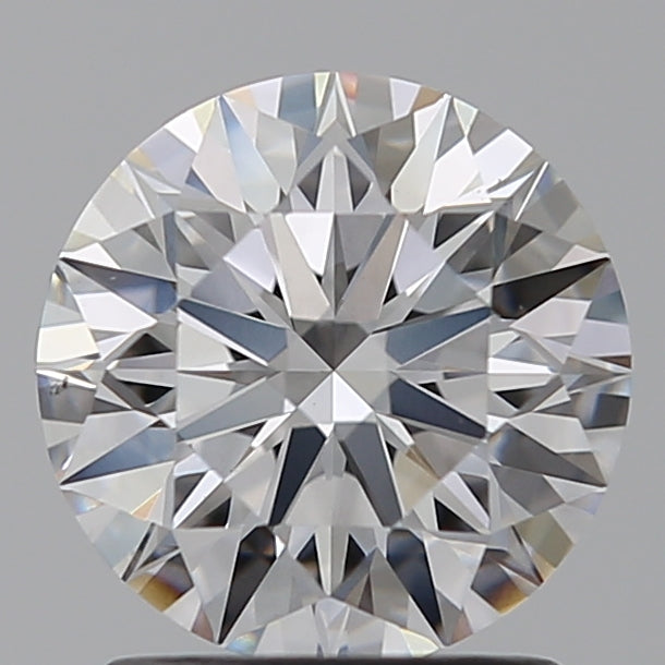 1.59 Carat Round Lab Diamond with  Cut Diamond in 14KT  view 1
