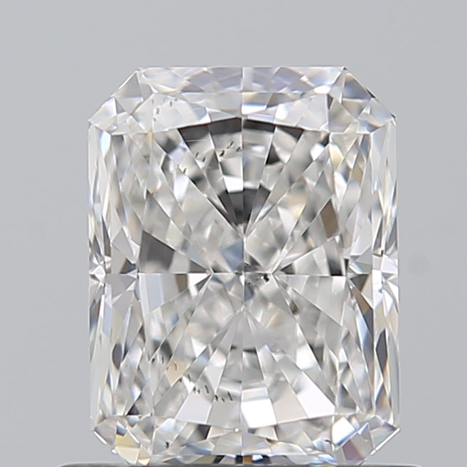 1.02 Carat Radiant Natural Diamond with  Cut Diamond in 14KT  view 1
