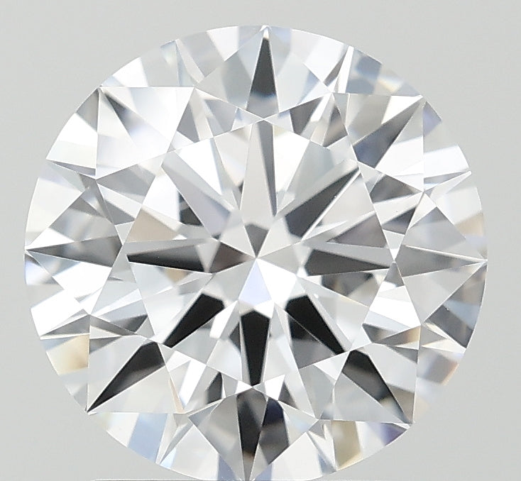2.09 Carat Round Lab Diamond with  Cut Diamond in 14KT  view 1
