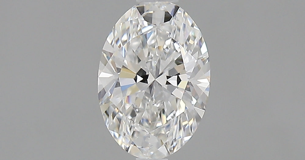 0.74 Carat Oval Natural Diamond with  Cut Diamond in 14KT  view 1
