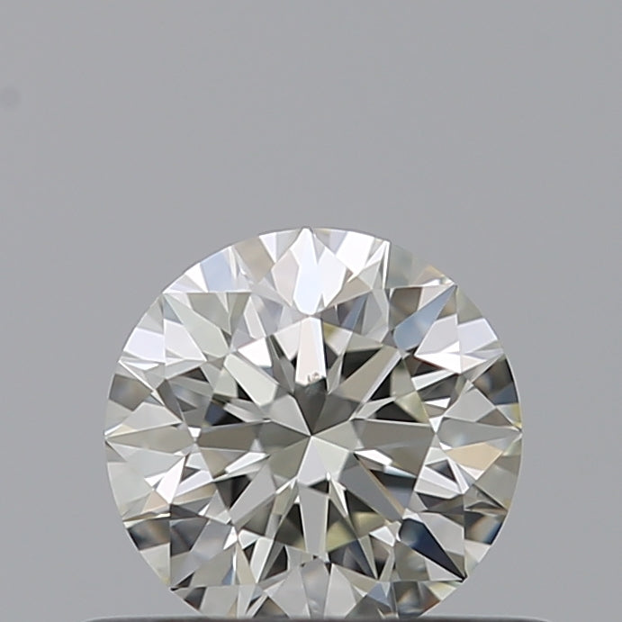 0.41 Carat Round Natural Diamond with  Cut Diamond in 14KT  view 1

