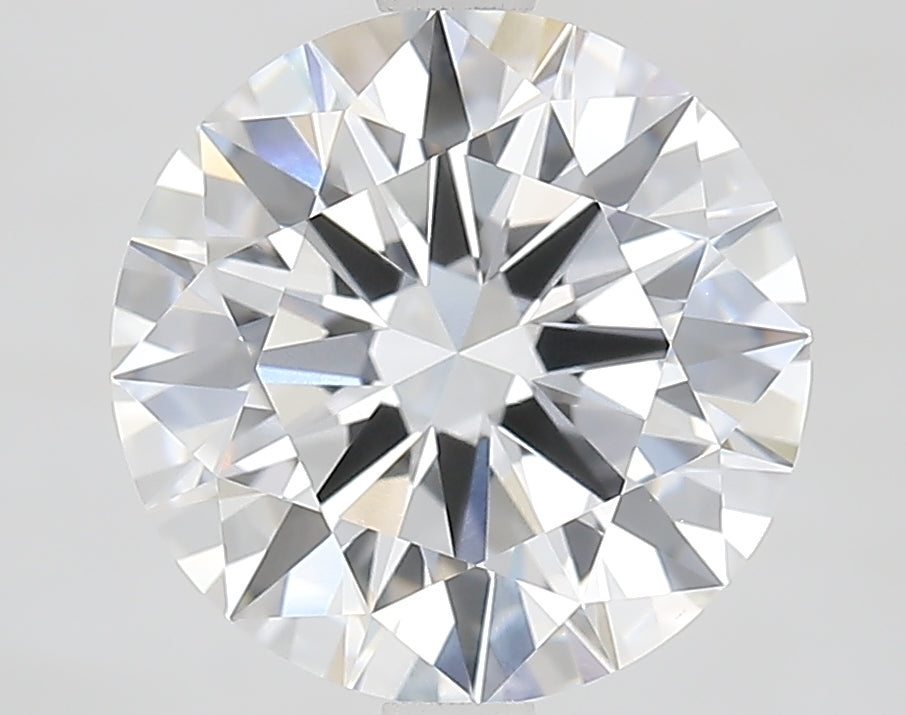 3.35 Carat Round Lab Diamond with  Cut Diamond in 14KT  view 1
