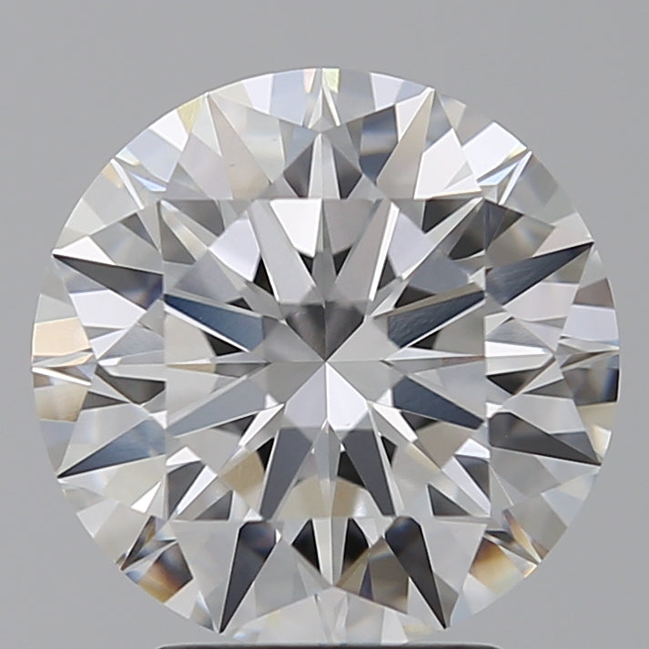 3.1 Carat Round Lab Diamond with  Cut Diamond in 14KT  view 1
