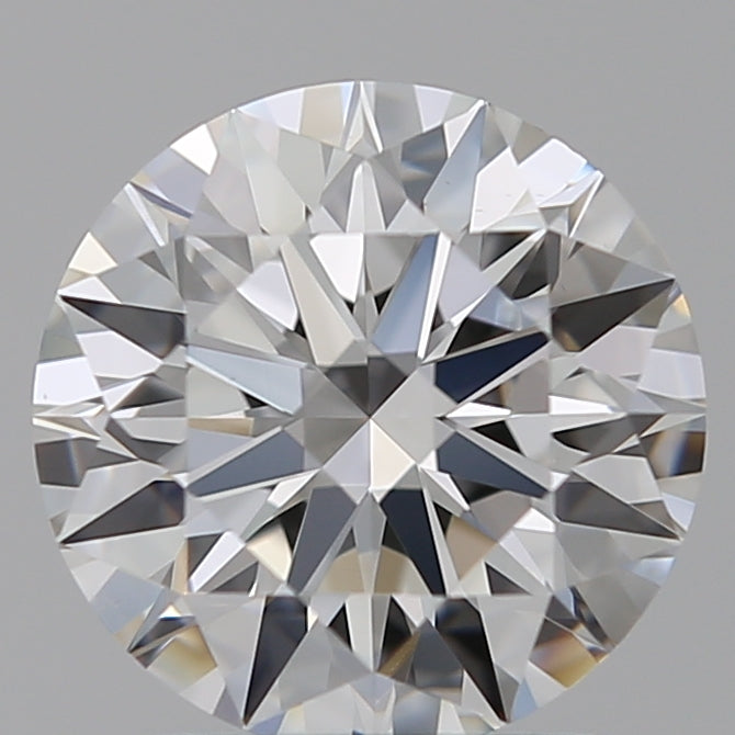 1.59 Carat Round Lab Diamond with  Cut Diamond in 14KT  view 1
