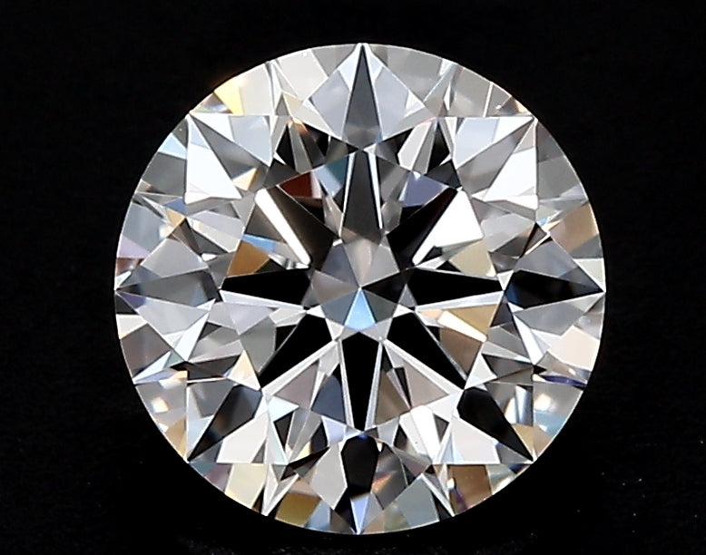 2.55 Carat Round Lab Diamond with  Cut Diamond in 14KT  view 1

