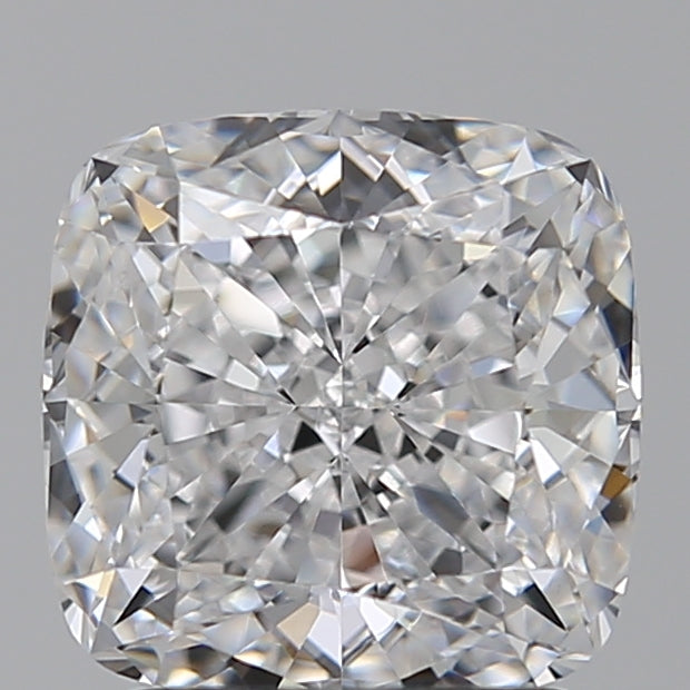 2.0 Carat Cushion Lab Diamond with  Cut Diamond in 14KT  view 1
