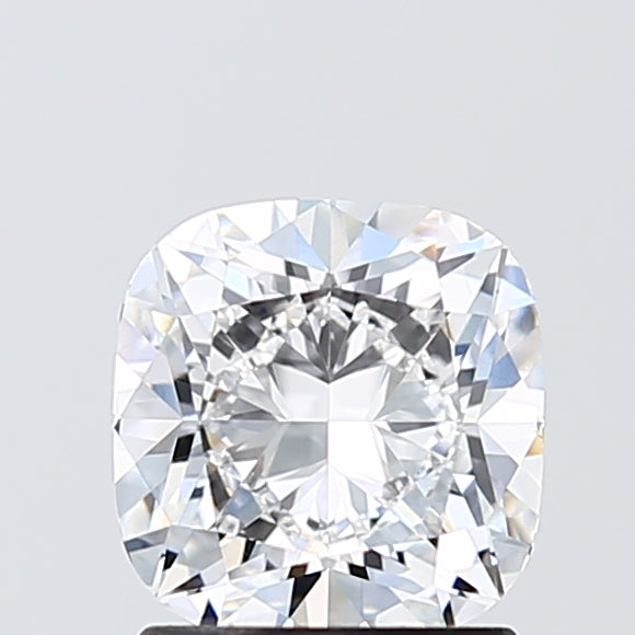 1.64 Carat Cushion Lab Diamond with  Cut Diamond in 14KT  view 1
