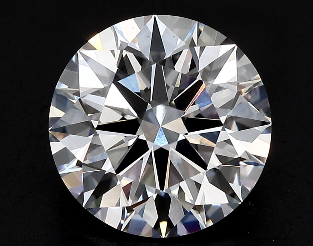 2.41 Carat Round Lab Diamond with  Cut Diamond in 14KT  view 1
