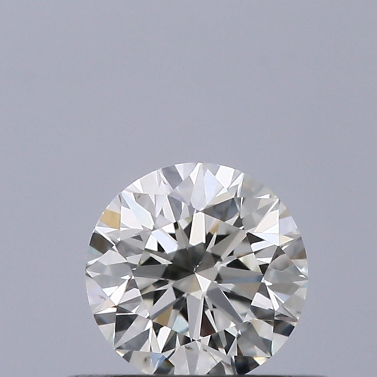 0.35 Carat Round Natural Diamond with  Cut Diamond in 14KT  view 1
