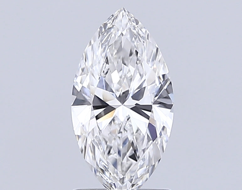 1.5 Carat Marquise Lab Diamond with  Cut Diamond in 14KT  view 1

