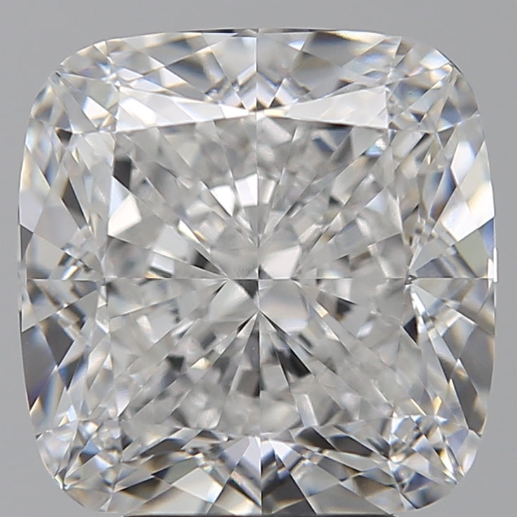 5.11 Carat Cushion Lab Diamond with  Cut Diamond in 14KT  view 1
