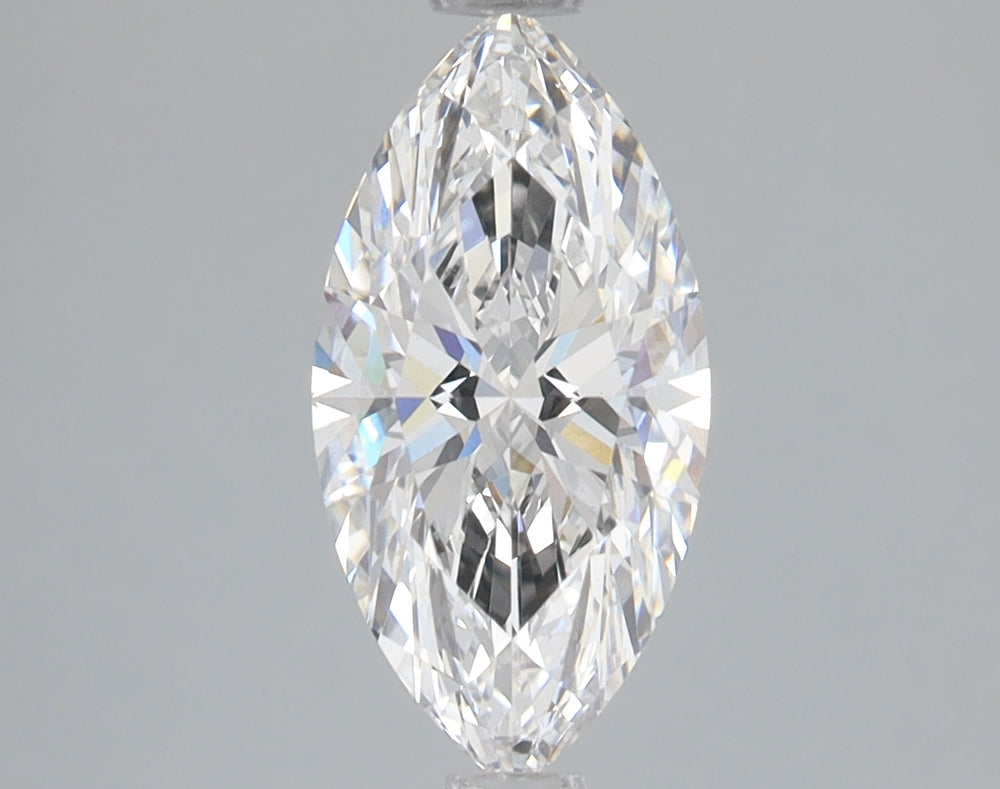 1.56 Carat Marquise Lab Diamond with  Cut Diamond in 14KT  view 1
