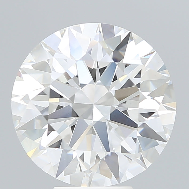 7.31 Carat Round Lab Diamond with  Cut Diamond in 14KT  view 1

