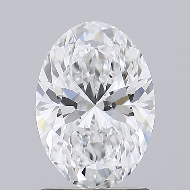 1.45 Carat Oval Lab Diamond with  Cut Diamond in 14KT  view 1
