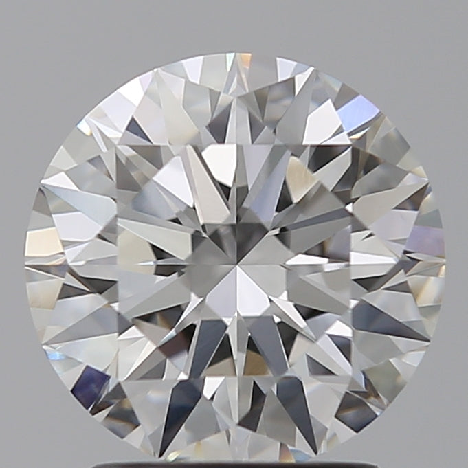 2.04 Carat Round Lab Diamond with  Cut Diamond in 14KT  view 1
