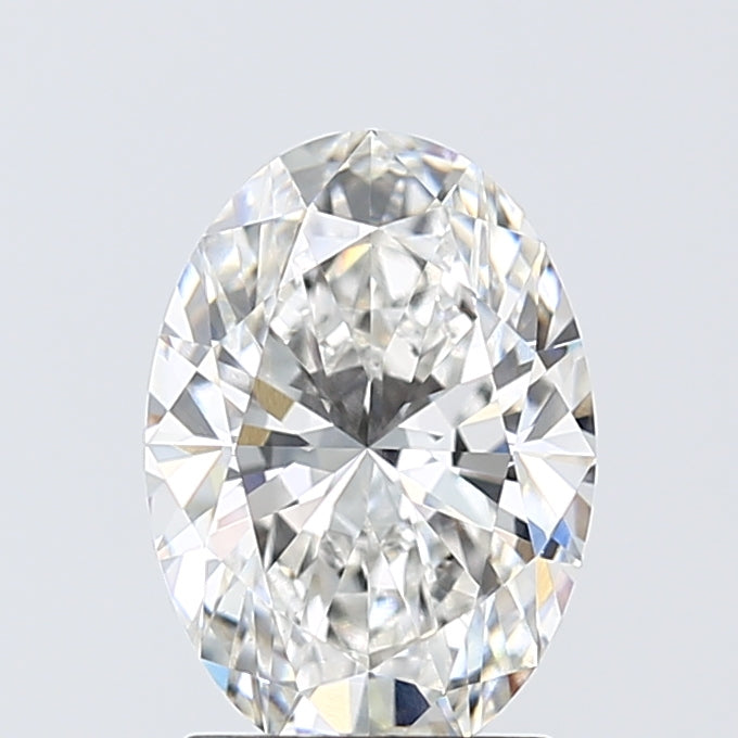 2.0 Carat Oval Lab Diamond with  Cut Diamond in 14KT  view 1
