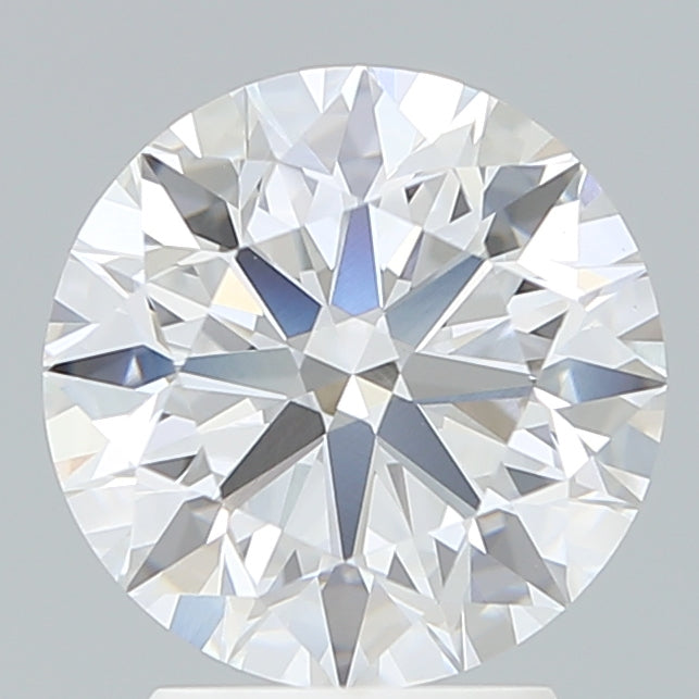 3.02 Carat Round Lab Diamond with  Cut Diamond in 14KT  view 1
