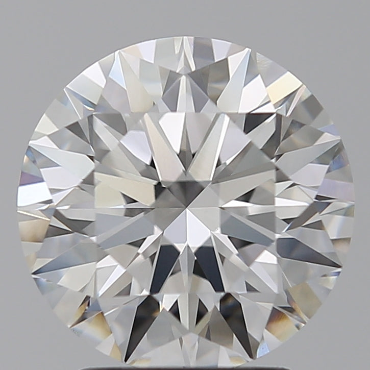 2.59 Carat Round Lab Diamond with  Cut Diamond in 14KT  view 1
