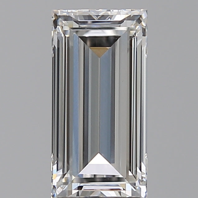 2.09 Carat Emerald Lab Diamond with  Cut Diamond in 14KT  view 1
