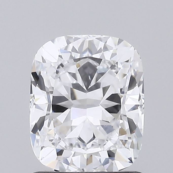 1.04 Carat Cushion Lab Diamond with  Cut Diamond in 14KT  view 1
