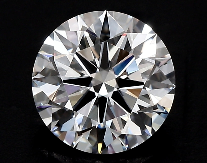 1.04 Carat Round Lab Diamond with  Cut Diamond in 14KT  view 1
