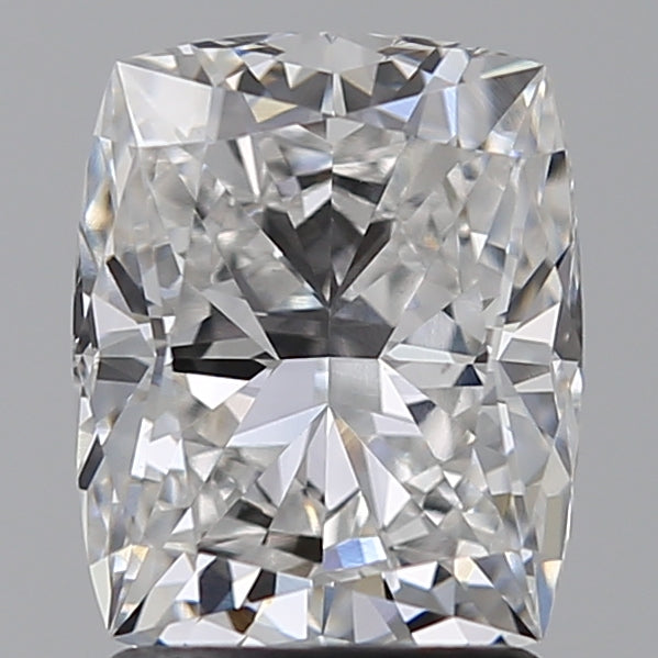 2.06 Carat Cushion Lab Diamond with  Cut Diamond in 14KT  view 1
