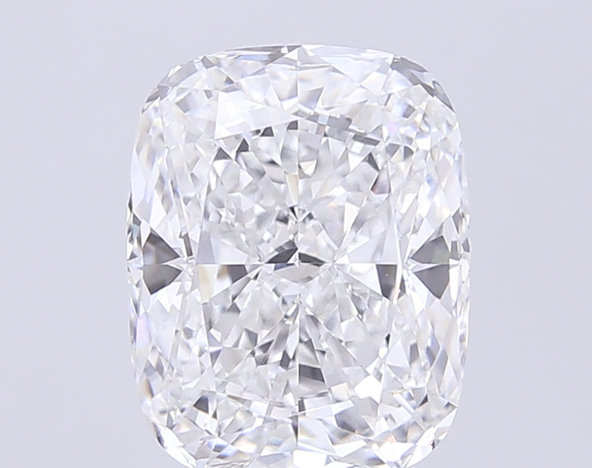 5.09 Carat Cushion Lab Diamond with  Cut Diamond in 14KT  view 1
