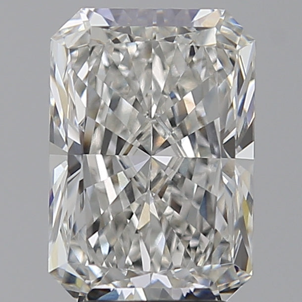 3.51 Carat Radiant Lab Diamond with  Cut Diamond in 14KT  view 1
