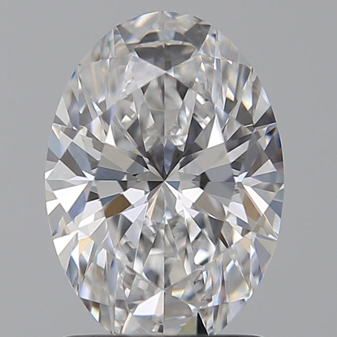 1.53 Carat Oval Lab Diamond with  Cut Diamond in 14KT  view 1
