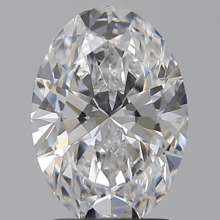 2.04 Carat Oval Lab Diamond with  Cut Diamond in 14KT  view 1
