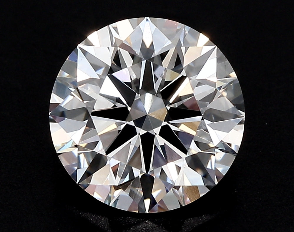 1.64 Carat Round Lab Diamond with  Cut Diamond in 14KT  view 1
