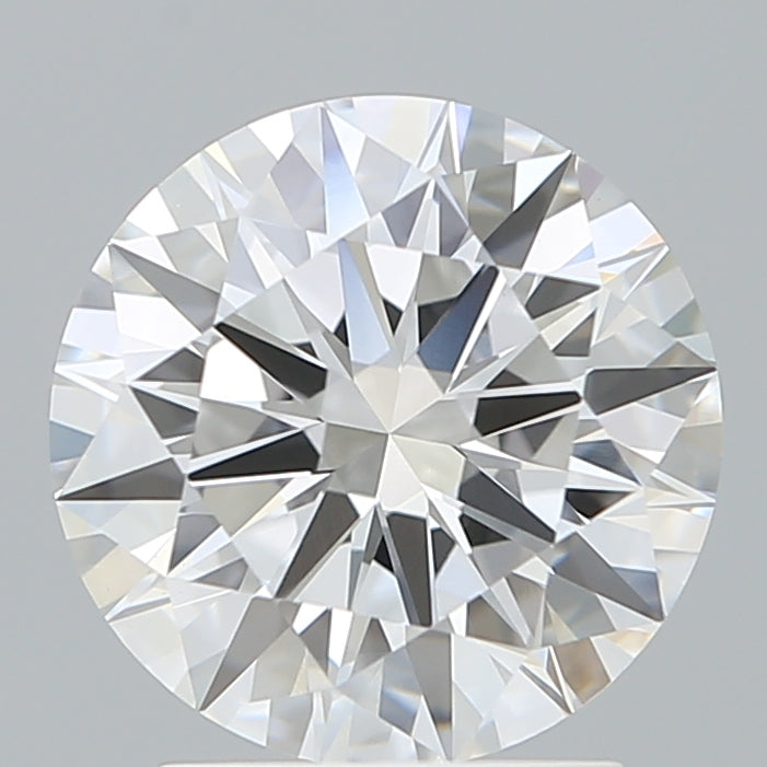 2.32 Carat Round Lab Diamond with  Cut Diamond in 14KT  view 1
