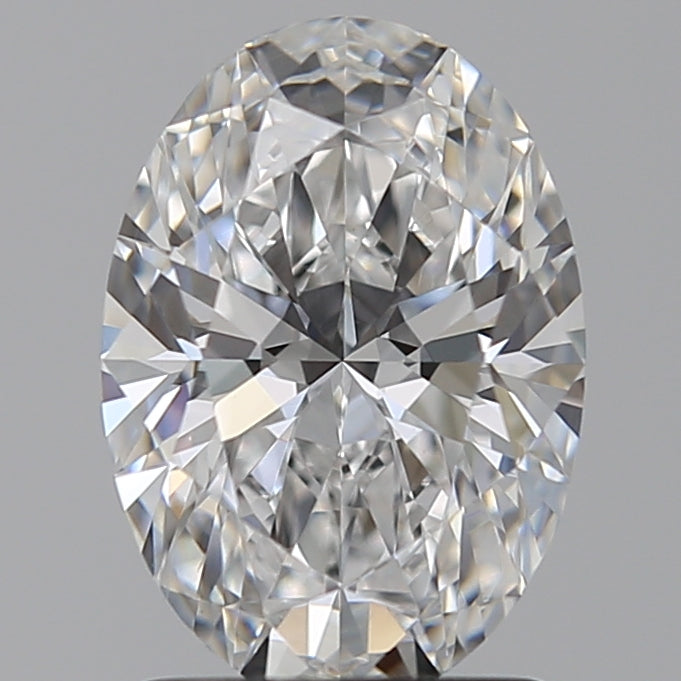 1.55 Carat Oval Lab Diamond with  Cut Diamond in 14KT  view 1
