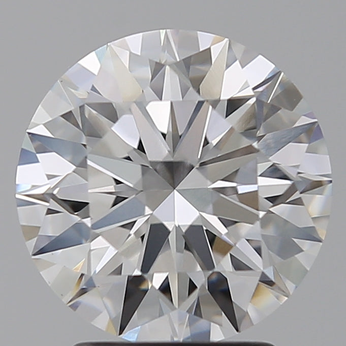 2.55 Carat Round Lab Diamond with  Cut Diamond in 14KT  view 1
