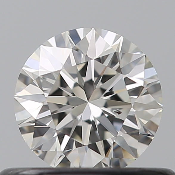 0.41 Carat Round Natural Diamond with  Cut Diamond in 14KT  view 1
