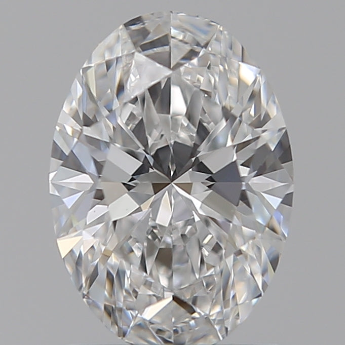 1.09 Carat Oval Lab Diamond with  Cut Diamond in 14KT  view 1
