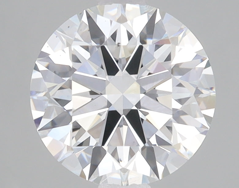 2.22 Carat Round Lab Diamond with  Cut Diamond in 14KT  view 1
