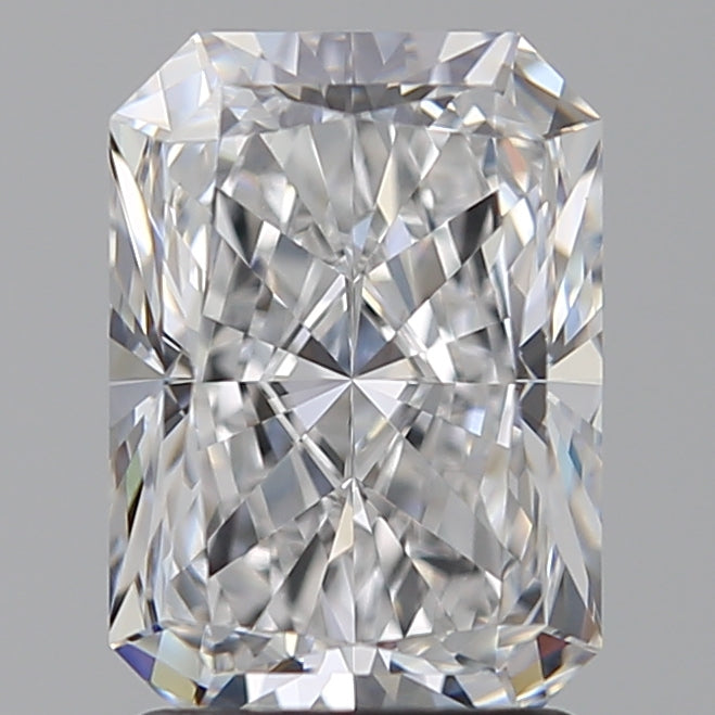 2.01 Carat Radiant Lab Diamond with  Cut Diamond in 14KT  view 1
