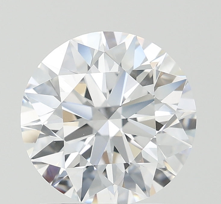 1.69 Carat Round Lab Diamond with  Cut Diamond in 14KT  view 1
