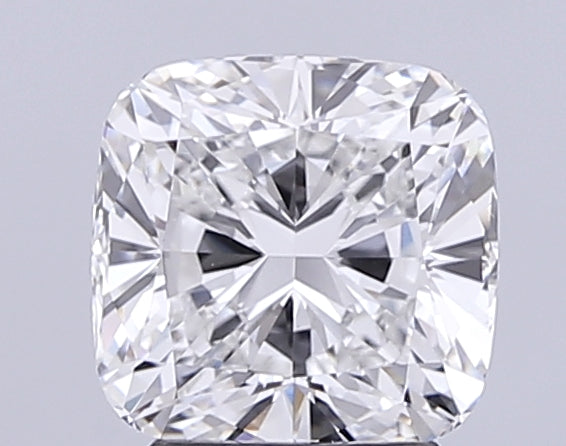 3.05 Carat Cushion Lab Diamond with  Cut Diamond in 14KT  view 1

