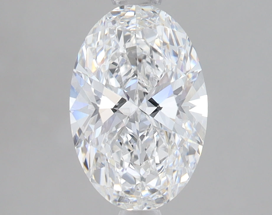 1.53 Carat Oval Lab Diamond with  Cut Diamond in 14KT  view 1
