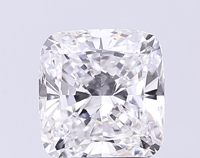 2.54 Carat Cushion Lab Diamond with  Cut Diamond in 14KT  view 1
